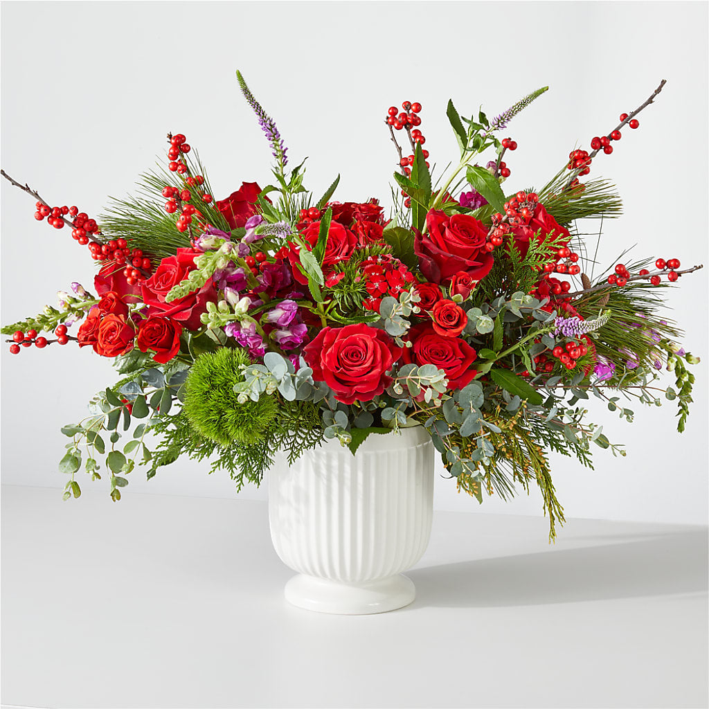 Big Red Bow Bouquet – The Flower Garden #2, Tupelo MS