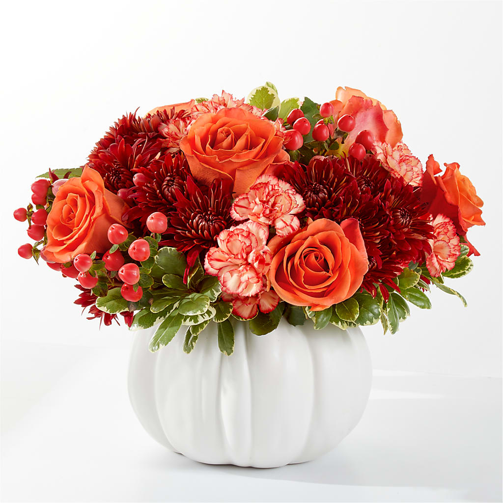 Autumn Air Pumpkin Bouquet – The Flower Garden #2, Tupelo MS