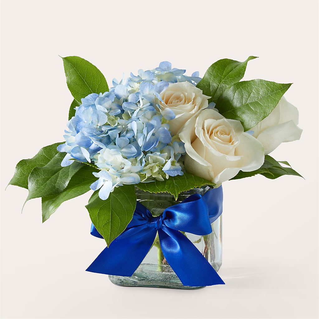 Sky Blue Delight Bouquet – The Flower Garden #2, Tupelo MS