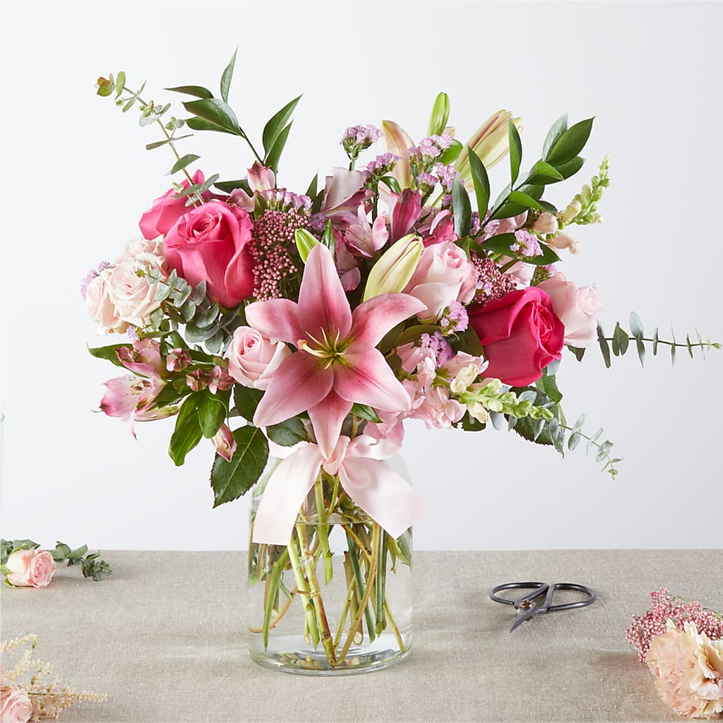 Pink Ribbon - A Florist Original – The Flower Garden #2, Tupelo MS