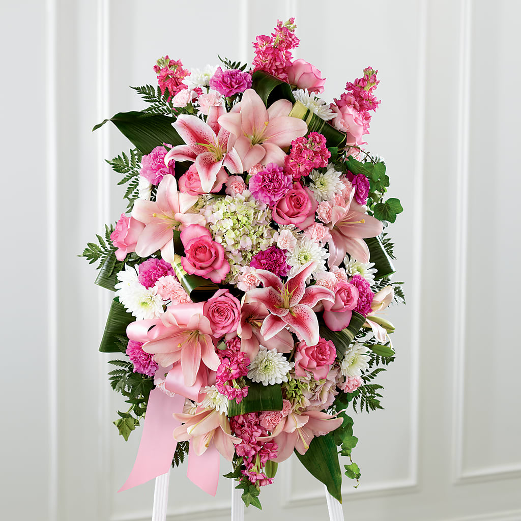 Comforting Standing Spray – The Flower Garden #2, Tupelo MS