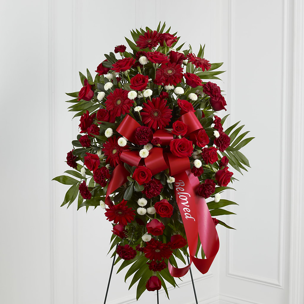 Treasured Memories Standing Spray – The Flower Garden #2, Tupelo MS