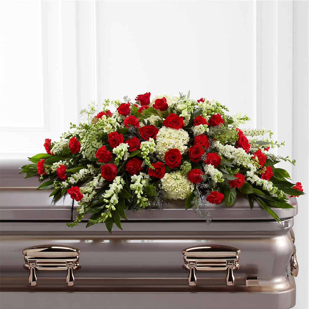 Sincerity Casket Spray – The Flower Garden #2, Tupelo MS