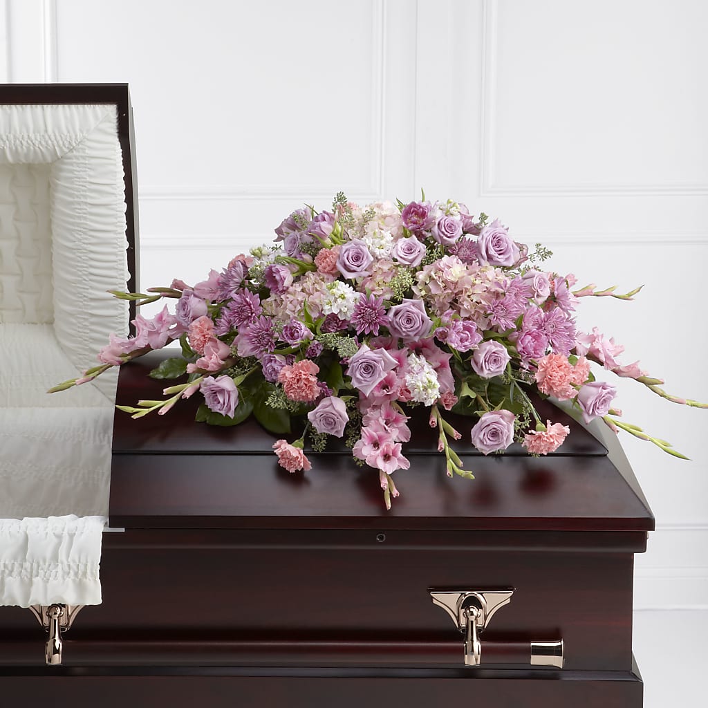 Immorata Casket Spray – The Flower Garden #2, Tupelo MS