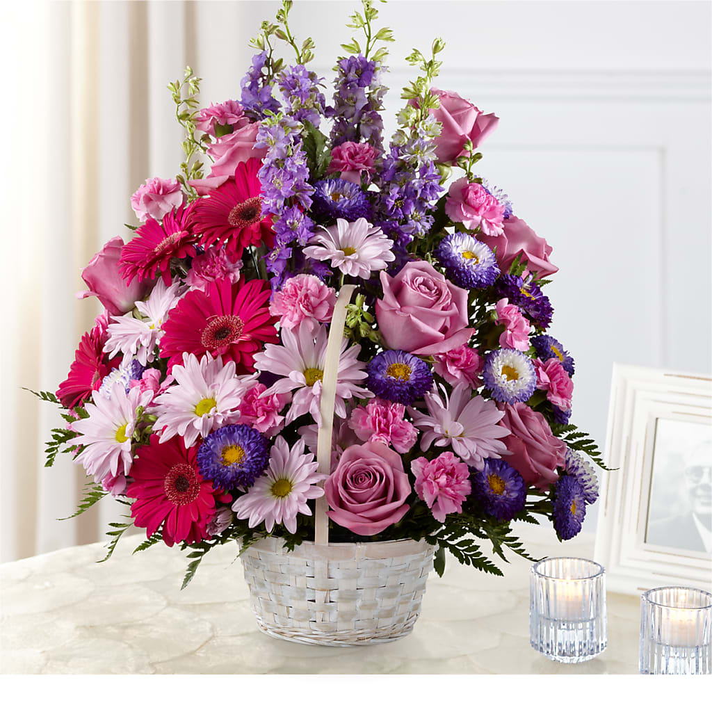 Pastel Peace Basket – The Flower Garden #2, Tupelo MS