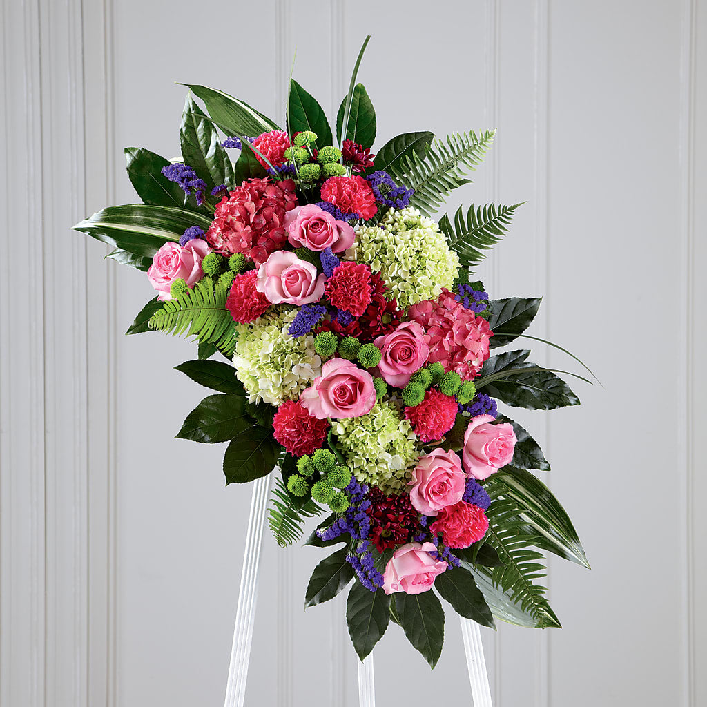 Refreshing Mix Standing Spray – The Flower Garden #2, Tupelo MS