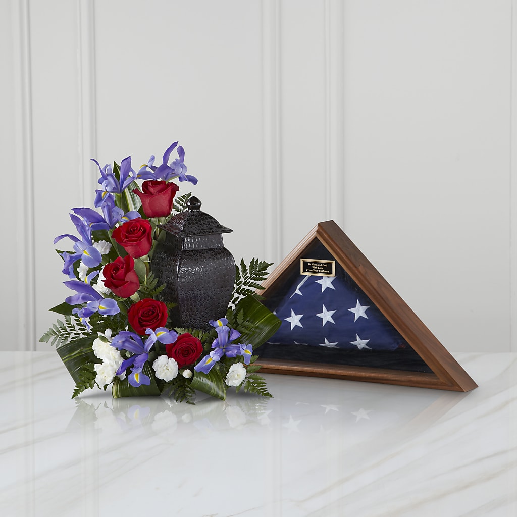 Patriotic Tribute Arrangement – The Flower Garden #2, Tupelo MS