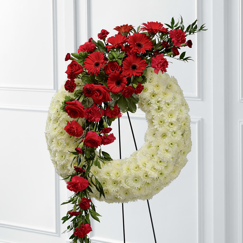 Graceful Tribute Wreath – The Flower Garden #2, Tupelo MS