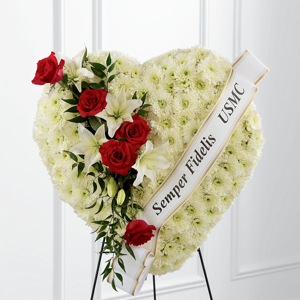 Heartfelt Hero Standing Heart – The Flower Garden #2, Tupelo MS