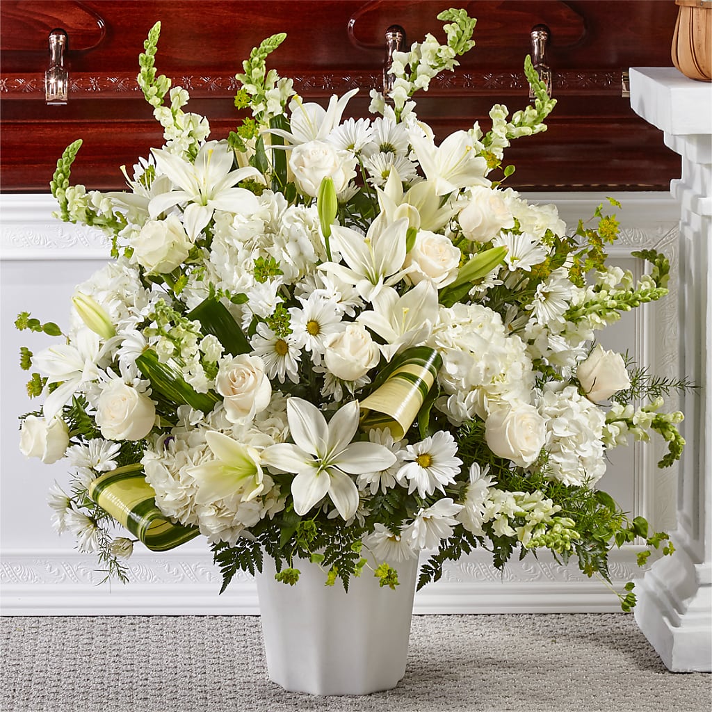 Thoughts of Tranquility Floor Basket – The Flower Garden #2, Tupelo MS