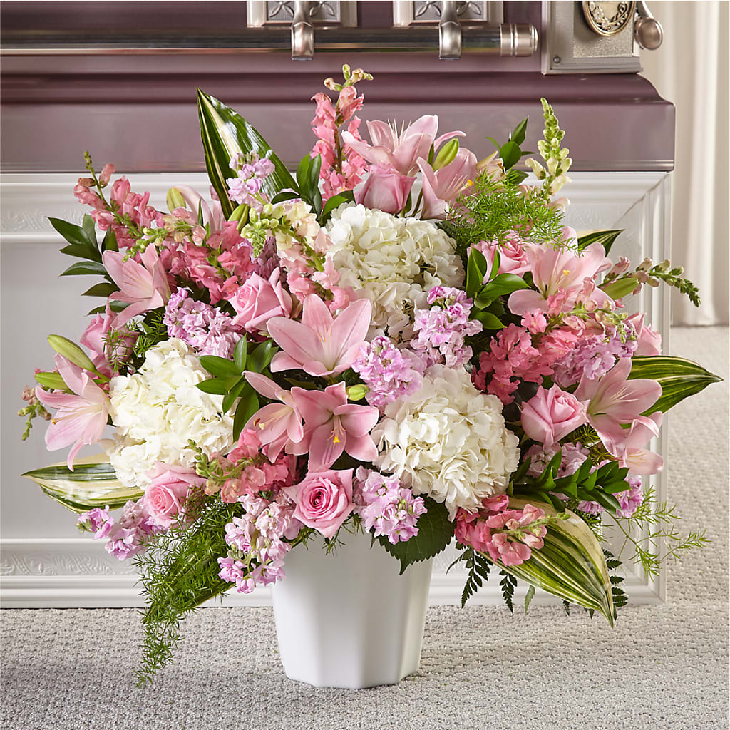 Simply Serene Floor Basket – The Flower Garden #2, Tupelo MS