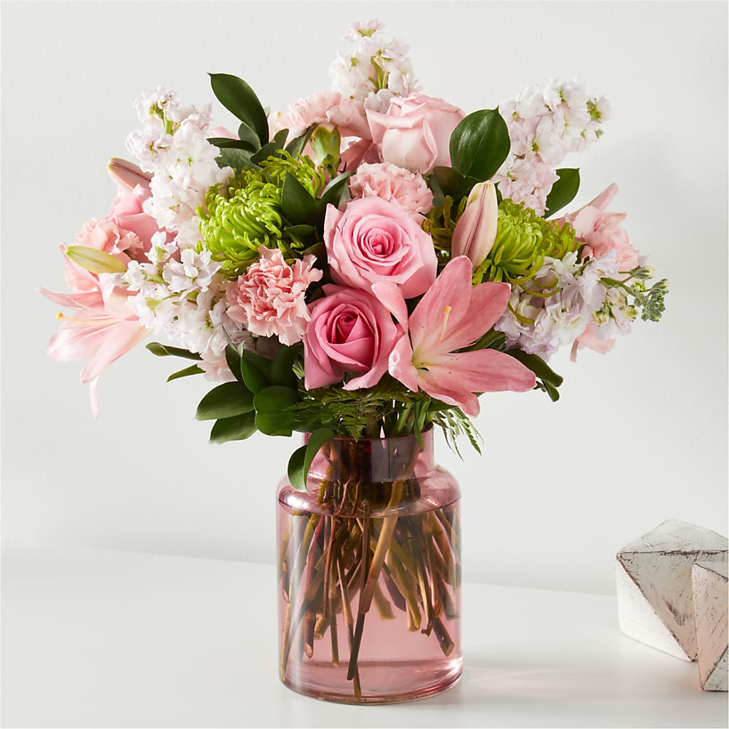 Pretty in Pink Bouquet – The Flower Garden #2, Tupelo MS