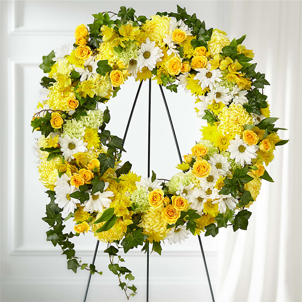 Golden Remembrance Wreath – The Flower Garden #2, Tupelo MS