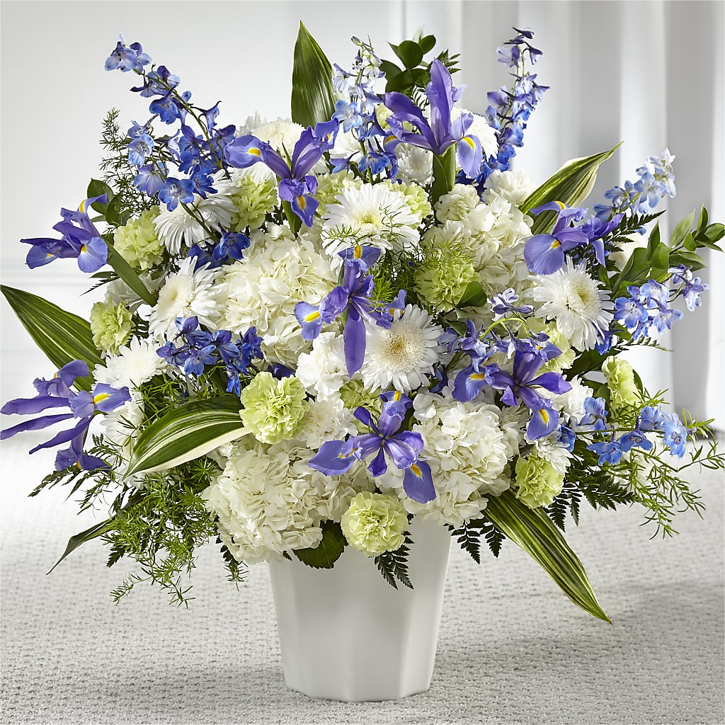 Soft Serenity Floor Basket – The Flower Garden #2, Tupelo MS