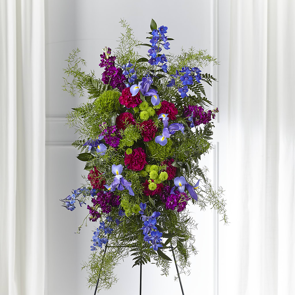 Heavenly Skies Standing Spray – The Flower Garden #2, Tupelo MS