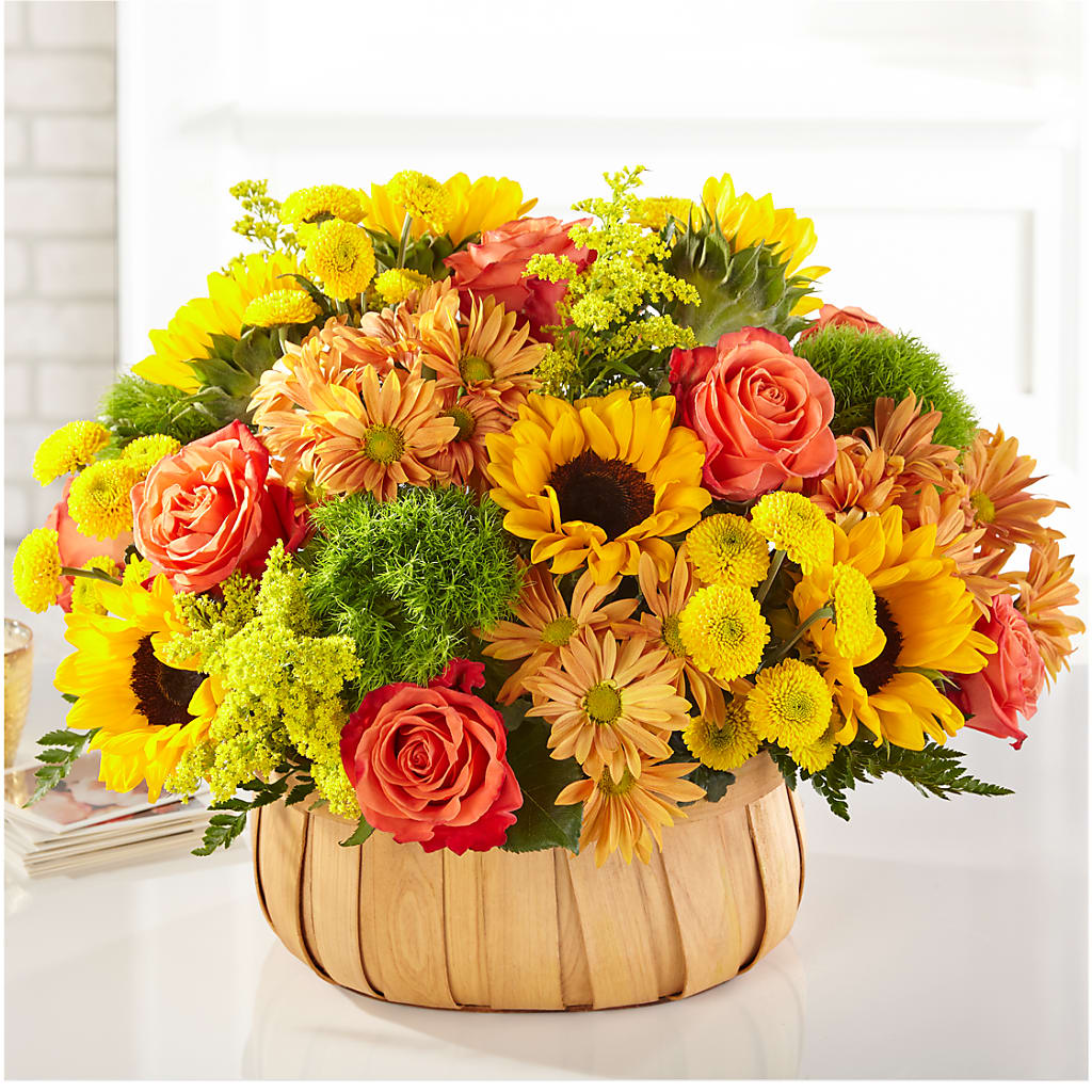 Harvest Sunflower Basket – The Flower Garden #2, Tupelo MS
