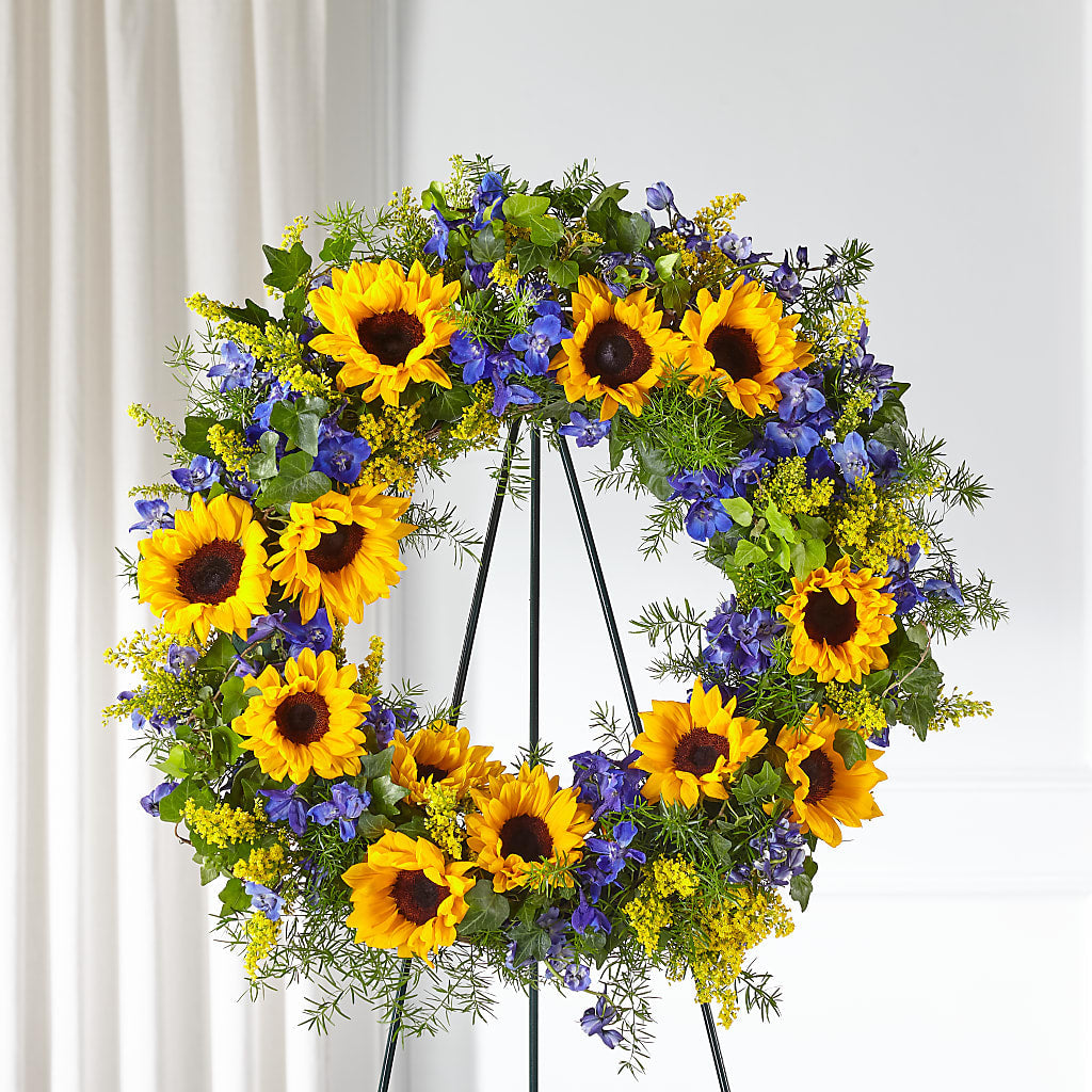 Bright Rays Wreath – The Flower Garden #2, Tupelo MS
