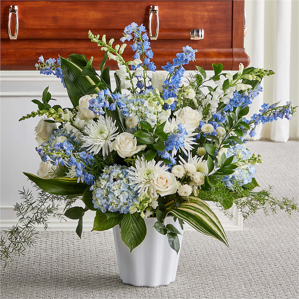 Everlasting Memories Floor Basket – The Flower Garden #2, Tupelo MS