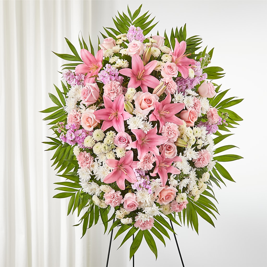 Offering Solace Standing Spray – The Flower Garden #2, Tupelo MS
