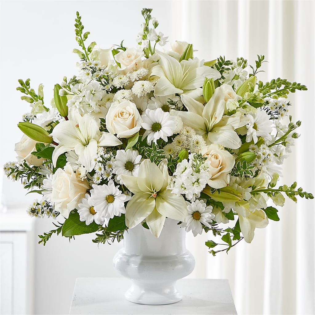 Uplifting Urn Arrangement – The Flower Garden #2, Tupelo MS