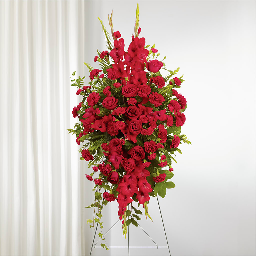 From the Heart Standing Spray – The Flower Garden #2, Tupelo MS