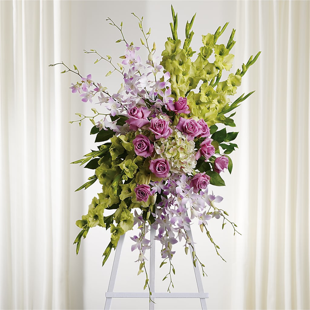Lasting Legacy Standing Spray – The Flower Garden #2, Tupelo MS
