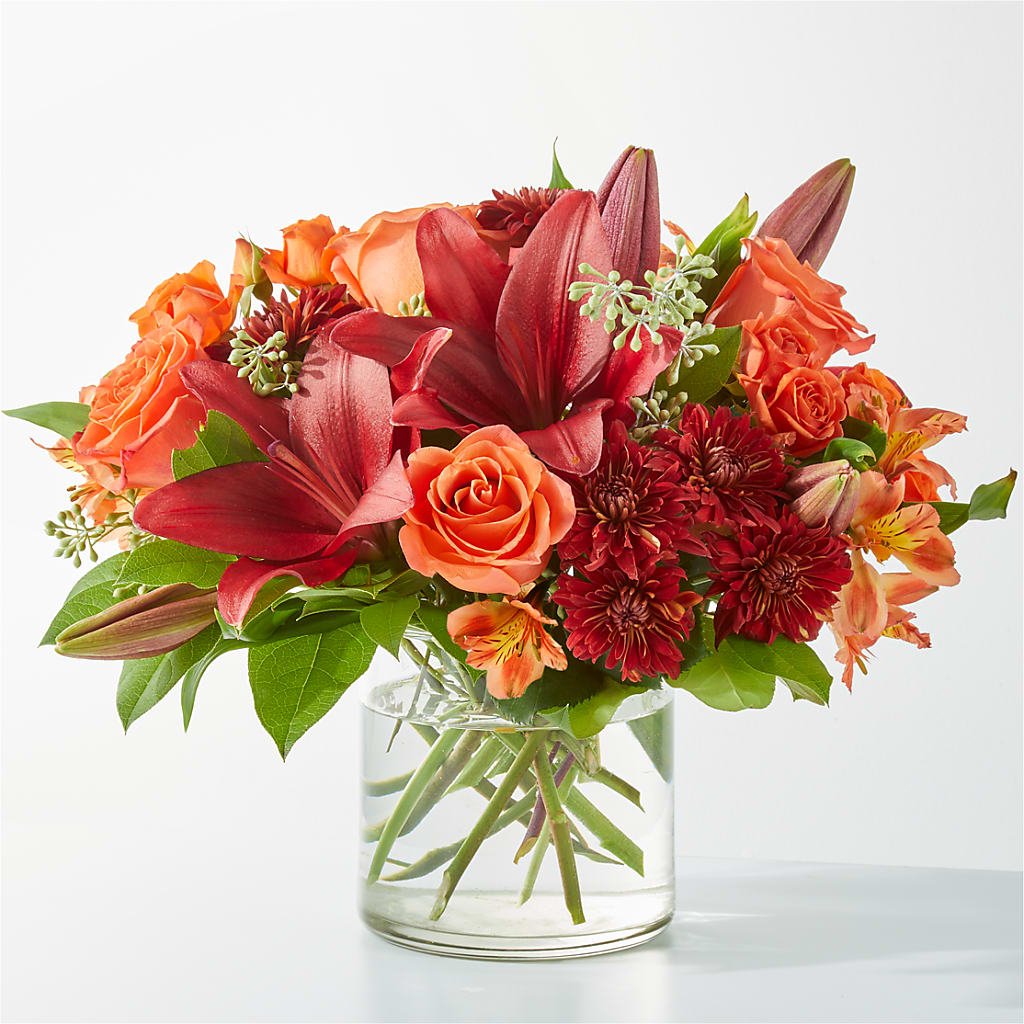 Crimson Leaves Bouquet – The Flower Garden #2, Tupelo MS