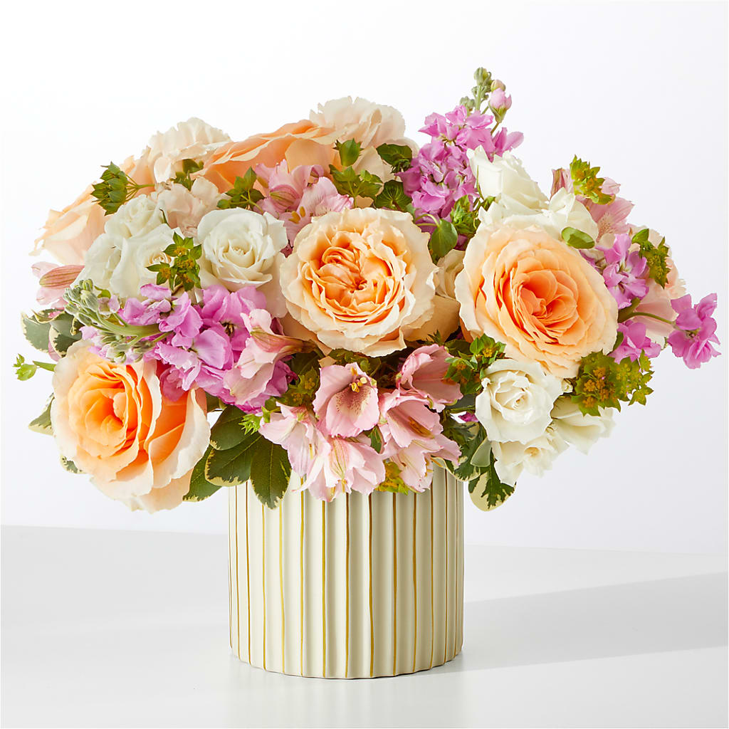 Paradise Bouquet with Ivory Vase – The Flower Garden #2, Tupelo MS