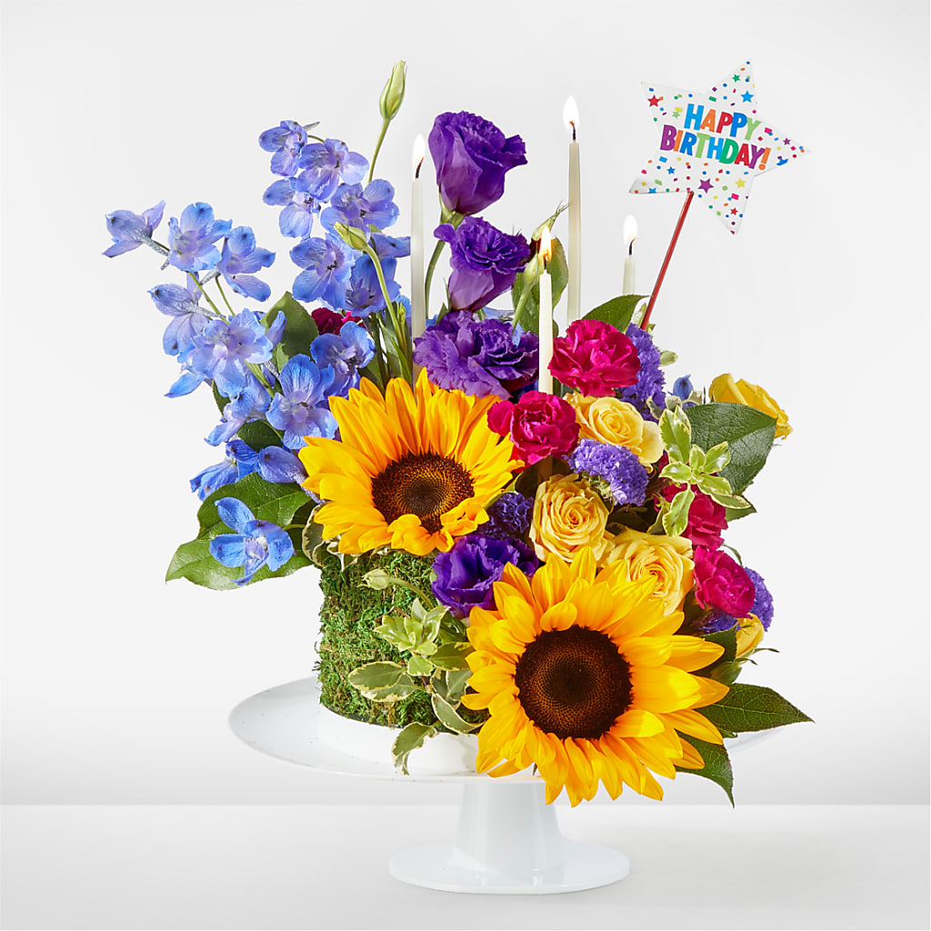 Star of the Day Floral Cake – The Flower Garden #2, Tupelo MS