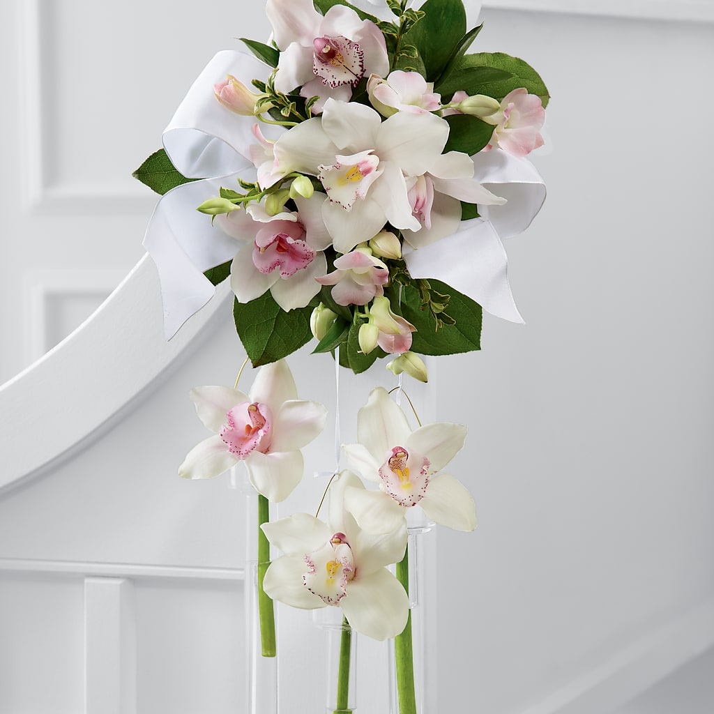 Perfect Entrance Pew Arrangement – The Flower Garden #2, Tupelo MS