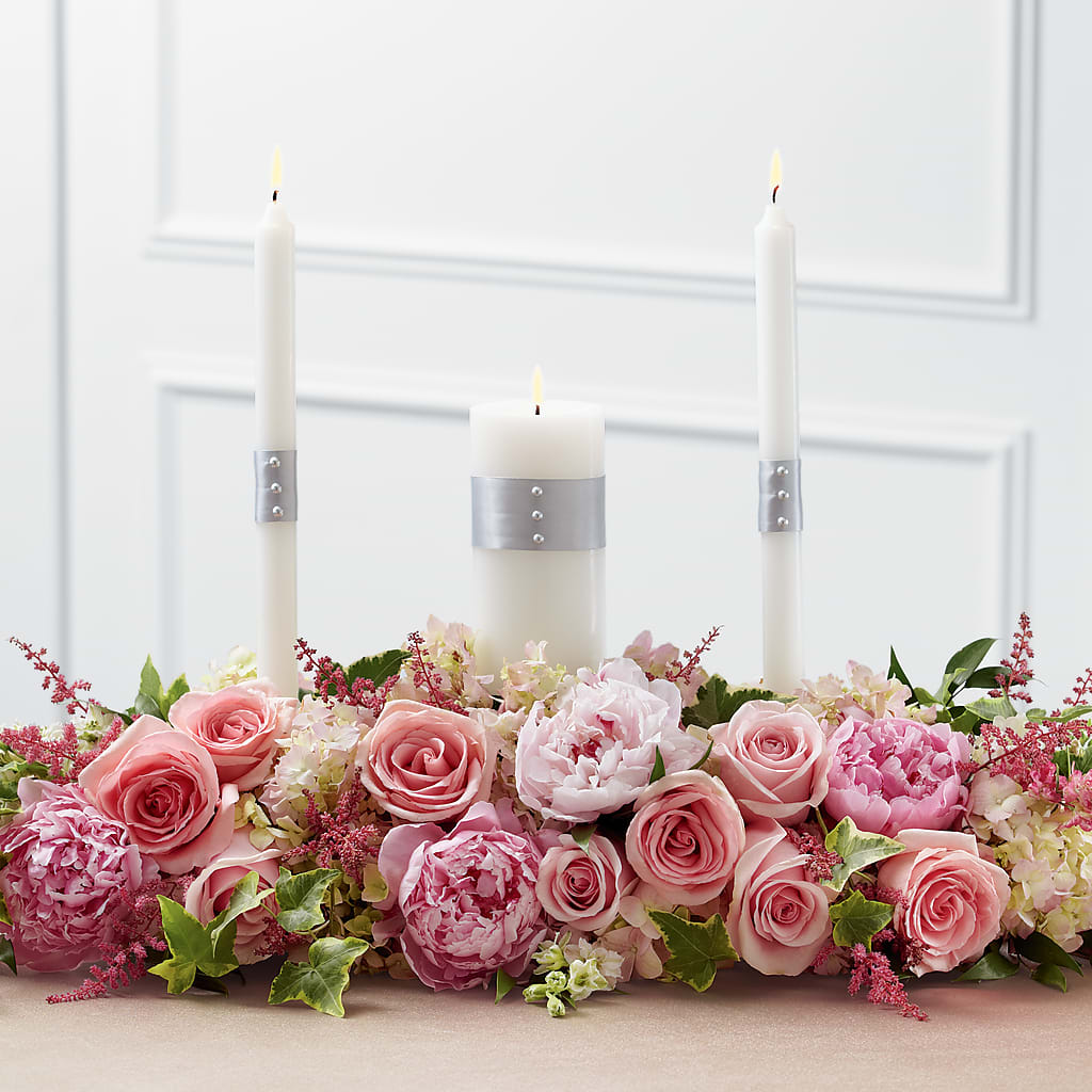 Worldwide Romance Unity Candle Arrangement – The Flower Garden #2, Tupelo MS