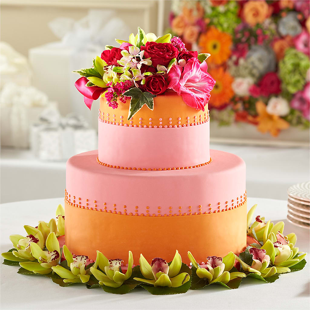 Sweet Citrus Cake Decor – The Flower Garden #2, Tupelo MS