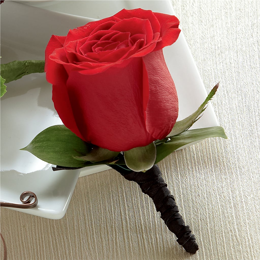 Red Rose Boutonniere – The Flower Garden #2, Tupelo MS