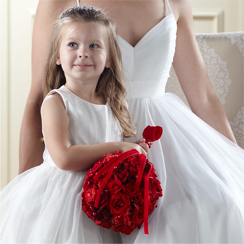 Pure at Heart Flower Girl Arrangement – The Flower Garden #2, Tupelo MS