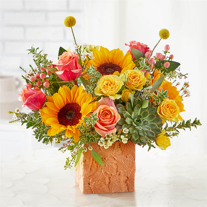 Sunflower Season Bouquet –  The Flower Garden #2, Tupelo MS