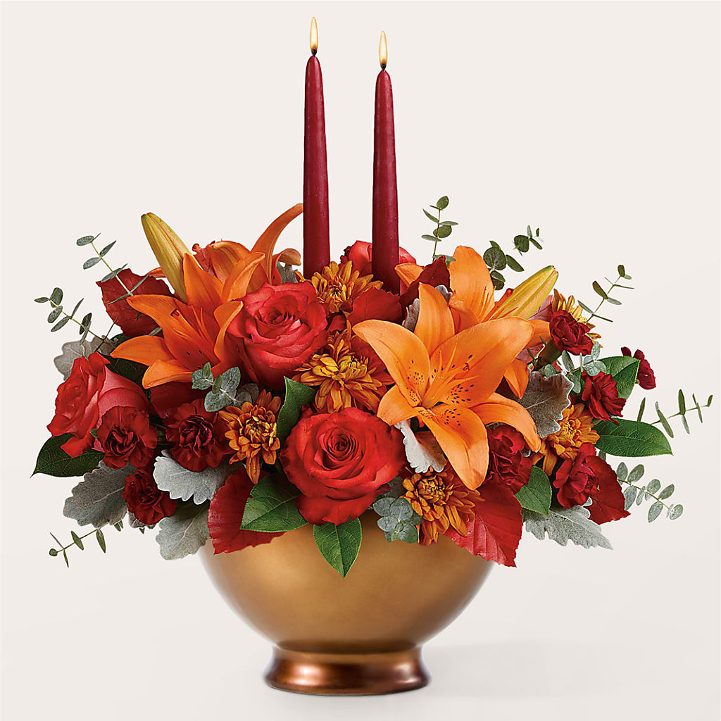Fruits of Fall Centerpiece –  The Flower Garden #2, Tupelo MS