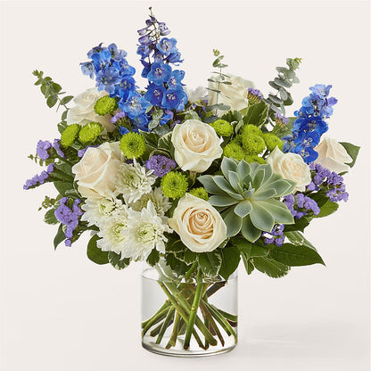 Cerulean Waves Bouquet –  The Flower Garden #2, Tupelo MS