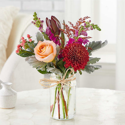 Moody Hues Bouquet –  The Flower Garden #2, Tupelo MS