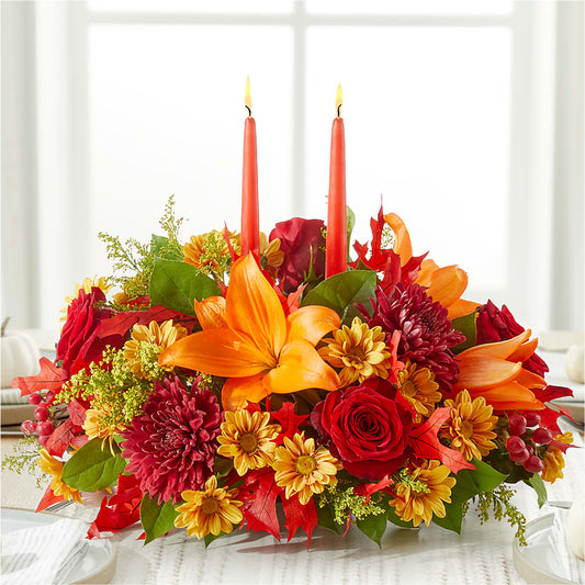 Autumn's Embrace Centerpiece –  The Flower Garden #2, Tupelo MS