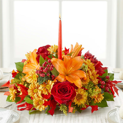 Autumn's Embrace Centerpiece –  The Flower Garden #2, Tupelo MS